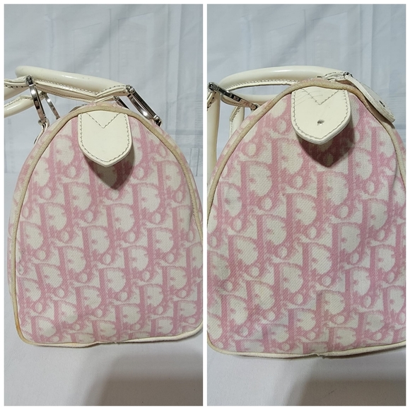 CHRISTIAN DIOR Monogram Boston Bag Pink - Picture 10 of 16